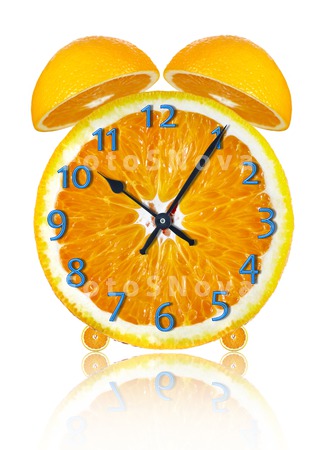 orange_clock_fruit_time_food_d
