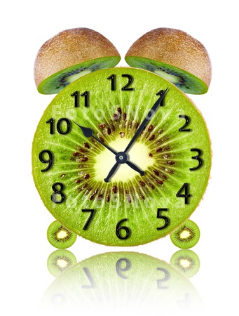 kiwi_clock_fruit_time_food_dia