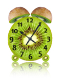 kiwi_clock_fruit_time_food_dia