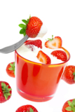 strawberries_food_cream_fruit_