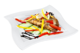 food_roast_fish_isolated_white