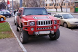 красный,_hummer,_car,_