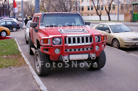 красный,_hummer,_car,_