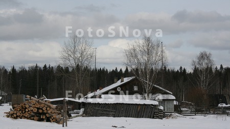 Sever,_Komi,_derevnya,_glubink
