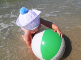 мяч,_пляж,_малыш,_
